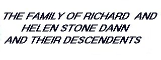 The Richard Van Hoesen Dann Family